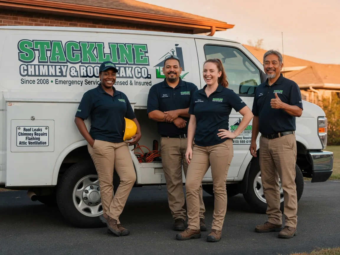 Chimney flashing repair company in Almond, NC